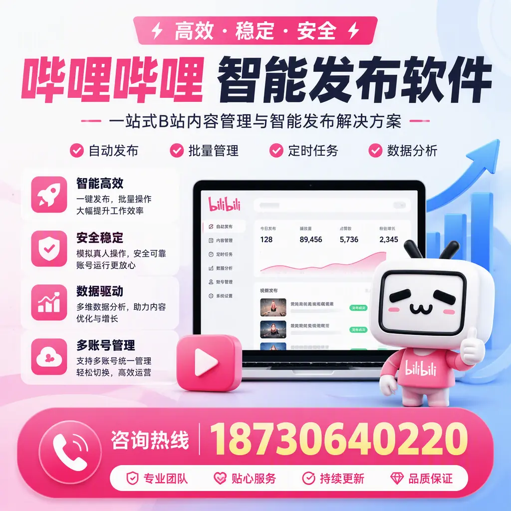 哔哩哔哩智能发布软件适用场景分析：在 济南 的最佳实践